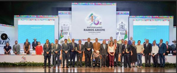 *Ramos Arizpe honra su historia y reconoce a ciudadanos ejemplares*